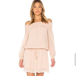 Line & Dot Inez Dress in Peach